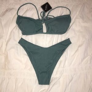 Zaful Teal Bikini